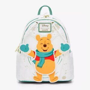 Loungefly Disney Winnie the Pooh Snow Angel Swivel Mini Backpack